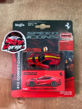 1/64 ferrari 812 competizione, red/yellow