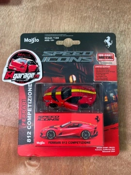 1/64 ferrari 812 competizione, red/yellow