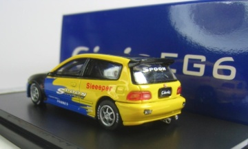 1/64 honda eg6 *spoon*, blue/yellow - Img 5