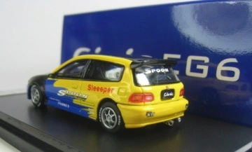 1/64 honda eg6 *spoon*, blue/yellow - Img 5