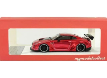 1/64 nissan gt-r r35 *liberty walk*, chrome red - Img 3