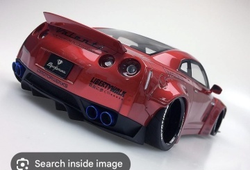 1/64 nissan gt-r r35 *liberty walk*, chrome red - Img 2