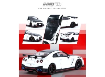 1/64 nissan gt-r (r35) nismo, white