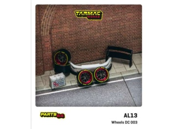 1/64 wheels set al13 wheels dc 003 package includes: 4x rims / 4x tires / 2x regular axis / 2x cambered axis / 1 set of space...