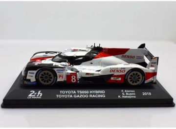 #24h19 1/43 2019 toyota ts050 hybrid toyota gazoo racing #8 s. buemi/k. nakajima/f. alonso winner 24h le mans *resin series*,...