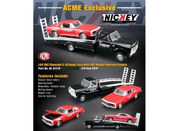 1/64 1967 chevrolet c-30 ramp truck with a 1967 *nickey* camaro