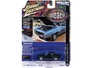 1/64 1969 chevrolet copo camaro rs *mcacn*, fathom green poly