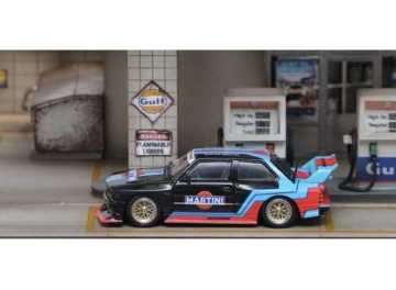 1/64 bmw e30 *martini*, black/red/blue