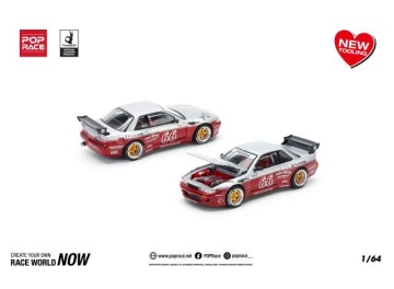 1/64 pandem silvia s13, moontech red