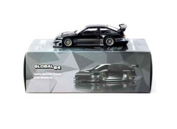1/64 toyota sprinter trueno ae86 widebody, black/grey