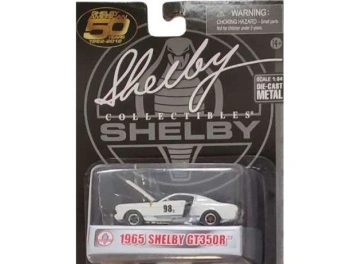1/64 1965 shelby gt350r #98, white/blue stripes