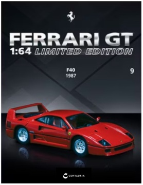 1/64 1987 ferrari f40, red