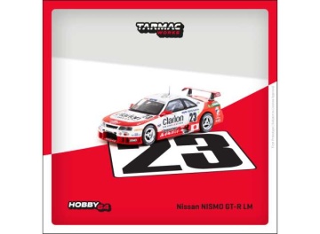 1/64 1995 nissan nismo gt-r lm #23 k. hoshino/t. suzuki/m. kageyama 24h of le mans, white/red