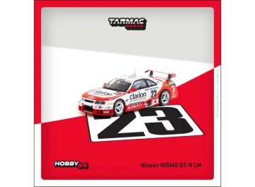 1/64 1995 nissan nismo gt-r lm #23 k. hoshino/t. suzuki/m. kageyama 24h of le mans, white/red