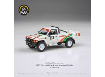1/64 1995 toyota hilux rustenburg 400 rally, white/red/green