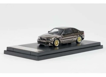 1/64 bmw e46 with bbs rim, gray chrome - Img 3