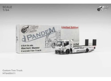 1/64 custom tow truck rocket bunny, white