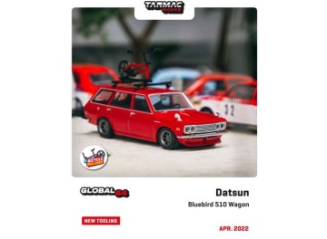 1/64 datsun bluebird 510 wagon, red