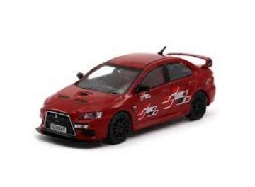1/64 mitsubishi evo x ralliart, red