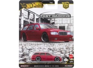 Hot Wheels Premium1/64 Mercedes-Benz E 36 AMG *fast wagons*, red
