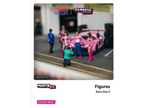 Tarmac 1/64 race day 2 *figures*, pink/blue