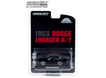 1/64 1968 dodge charger r/t, black