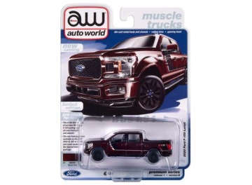 1/64 2020 ford f-150 truck *new front core & wheels*, red