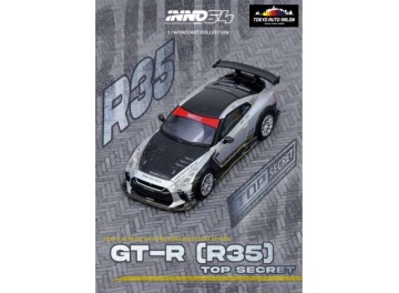 1/64 2025 top secret gt-r r35 tokyo auto salon hong kong 2025, grey