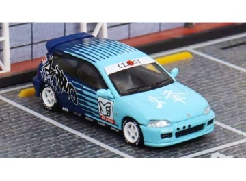 1/64 honda civic eg6 *falken*, blue