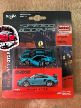 1/64 porsche 911 gt2 rs, blue/black