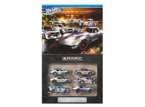 Hot Wheels 1/64 *zamac* 6-pack in deluxe packaging.