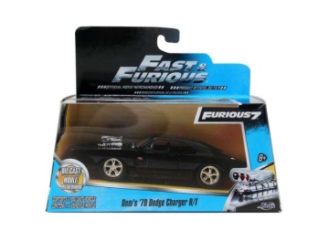 1/32 1970 dodge charger r/t *fast and furious*, glossy black
