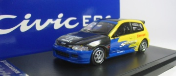 1/64 honda eg6 *spoon*, blue/yellow - Img 3