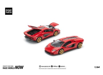 1/64 lamborghini countach lpi-800, rosso