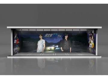 1/64 parking garage *initial d with light*, various