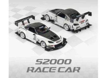 1/64 s2000 race car, white metallic
