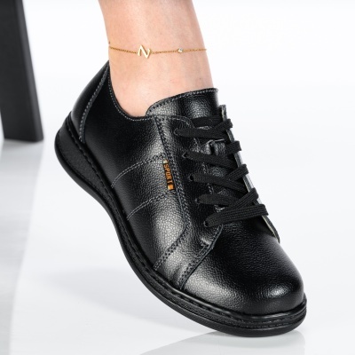 Pantofi dama piele naturala comozi – FELICIA Black