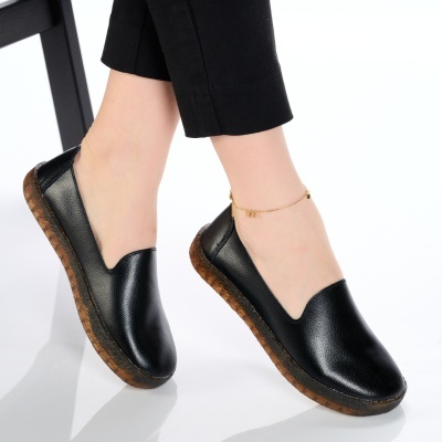 Pantofi dama piele naturala casual – OZANA Black - Img 3