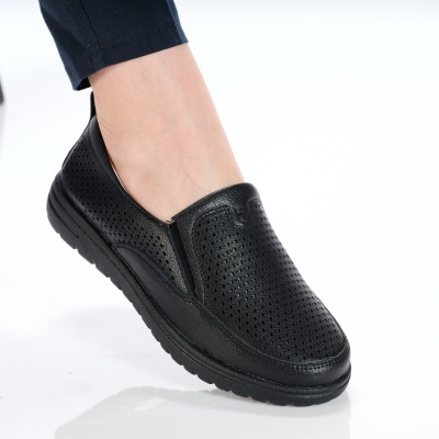 Pantofi dama piele naturala casual – ROSALINE Black