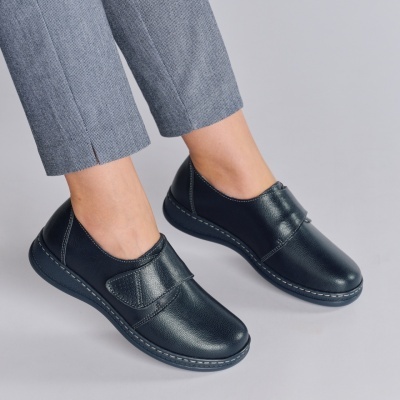 Pantofi dama piele naturala casual – GLORY Navy - Img 3