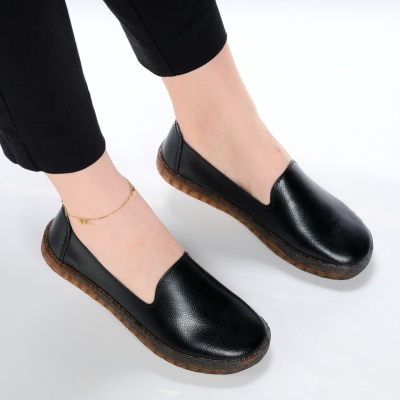 Pantofi dama piele naturala casual – OZANA Black - Img 2