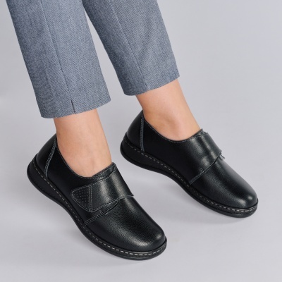 Pantofi dama piele naturala casual – GLORY Black - Img 3