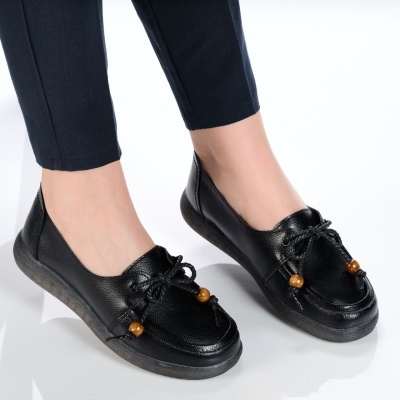 Pantofi dama piele naturala casual – ODESSA Black - Img 2
