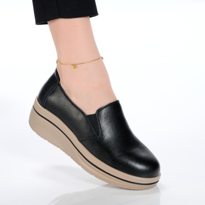 Pantofi dama piele naturala casual comozi – PATRICIA Black - Img 2