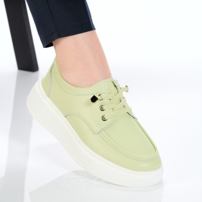 Pantofi dama piele naturala comozi – NOVIA Green