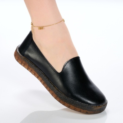 Pantofi dama piele naturala casual – OZANA Black