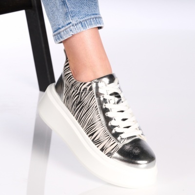 Pantofi dama piele naturala casual comozi – LIDIA White - Img 3