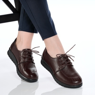 Pantofi dama piele naturala casual comozi – NASIRA Brown