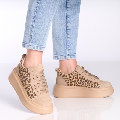Pantofi dama piele naturala casual comozi – LIDIA Brown - Img 2
