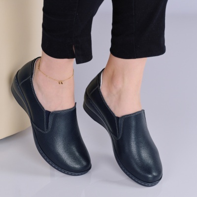 Pantofi dama piele naturala casual – GRACIELA Navy - Img 3